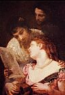 Mary Cassatt A Musical Party painting